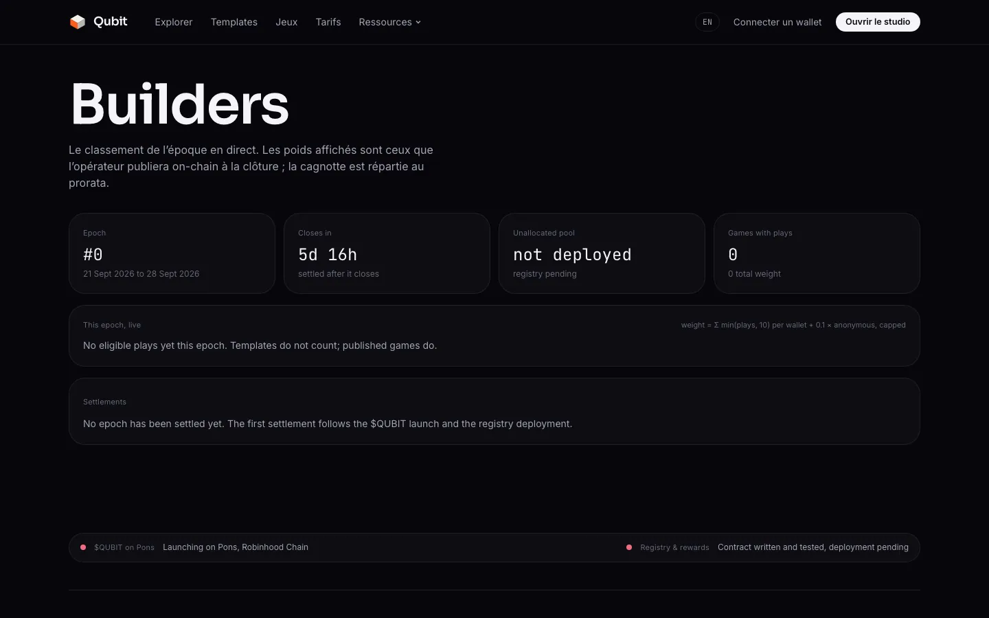 The Builders page